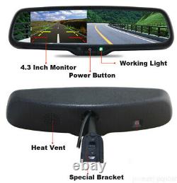 OEM Backup Parking Camera & OEM Mirror Monitor for Ford F250 F350 F450 2008-2016