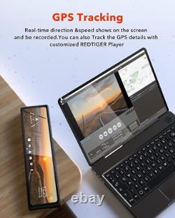 REDTIGER Dash Cam Mirror Front and Rear View Camera Dash Cam Backup Camera 4K