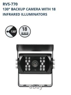 RVS P21442 RVS-770-FHD Rear View 130-Degree Backup Camera 18 Infra Red Illum