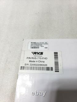 RVS P21442 RVS-770-FHD Rear View 130-Degree Backup Camera 18 Infra Red Illum