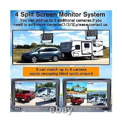 RV Backup Camera Wireless Bluetooth WiFi Rear View 7 Inch Monitor Touch Key D