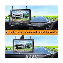 RV Backup Camera Wireless Bluetooth WiFi Rear View 7 Inch Monitor Touch Key D