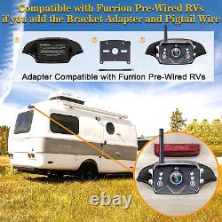 RV Backup Camera Wireless HD 1080P Trailer Bluetooth Rear View Cam System Touch