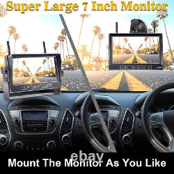 RV Backup Camera Wireless HD 1080P Trailer Bluetooth Rear View Cam System Touch