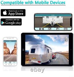 RV WIRELESS BACKUP REAR VIEW CAMERA Wi-Fi HITCH MAGNET TRUCK TRAILER SECURITY