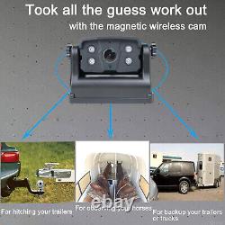 RV WIRELESS BACKUP REAR VIEW CAMERA Wi-Fi HITCH MAGNET TRUCK TRAILER SECURITY