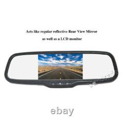Rear View Backup Camera+Mirror Monitor for FORD Focus, /S-MBX/ Mondeo/ Fiesta