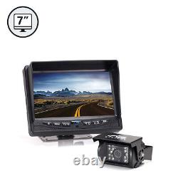 Rear View Backup Camera System 7 TFT LCD Monitor, Weatherproof, RV, Truck, Car