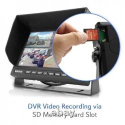 Rear View / Backup Camera Systems with 7 -inch Display Monitor with Quad View