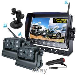 Rear View Backup Wireless Camera Night Vision 7 Monitor Reversing Kit For Truck