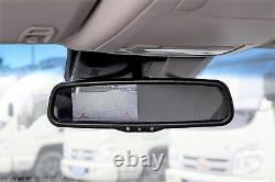 Rear View Mirror Monitor 4.3 for Toyota Tundra 07-13 Aftermarket Backup Camera