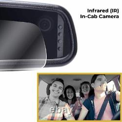 Rear View Mirror with 4 LCD Screen Dash Cam & In-Cabin + AHD Backup Camera