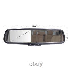 Rear View Mirror with 4 LCD Screen Dash Cam & In-Cabin + AHD Backup Camera