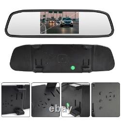 Rear View Reverse Backup Camera + Mirror Monitor Kit for Chevrolet / GMC Sierra