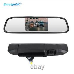 Rear View Reverse Backup Camera + Mirror Monitor Kit for Toyota Tacoma 2005-2015