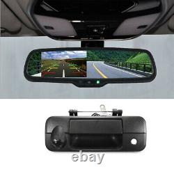 Rear View Reverse Backup Camera Mirror Monitor Kit for Toyota Tundra (2007-2013)