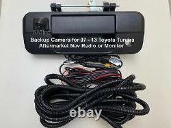 Rear View Reverse Backup Camera Mirror Monitor Kit for Toyota Tundra (2007-2013)