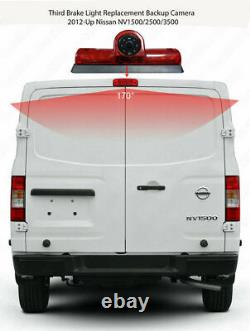 Rear View Reverse Backup Camera & Replacement Mirror Monitor For Nissan NV2500