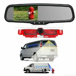 Rear View Safety Backup Camera System for GMC Savana Van with 4.3 Inch LCD Display