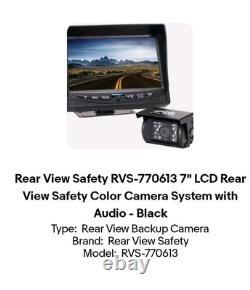 Rear View Safety RVS-770613 7? LCD Rear View Safety Color Camera System with