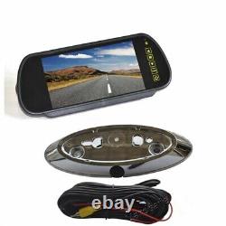 Reverse Backup Camera +7'' Clip-on Rear View Mirror Monitor for Ford Ranger F150