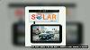 Solar Powered Wireless Backup Camera 7 Inch Hd Monitor Wifi License Plate Rear View Camera Waterproo