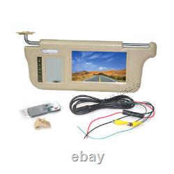 Sun Visor Rear View Mirror Monitor & Backup Reversing Camera for Toyota Tundra