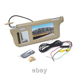 Sun Visor Rear View Mirror Monitor & Backup Reversing Camera for Toyota Tundra