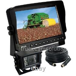 Super Clear Ahd 720p 7 Rear View Reversing Backup Camera System Kit Skid Steer