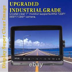 Super Clear Ahd 720p 7 Rear View Reversing Backup Camera System Kit Skid Steer