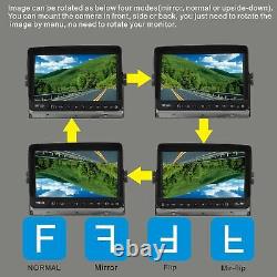 Super Clear Ahd 720p 7 Rear View Reversing Backup Camera System Kit Skid Steer