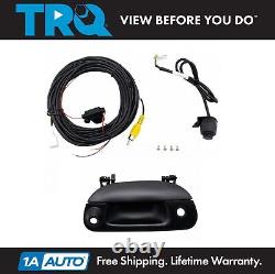 TRQ Rear View Backup Camera Add On Kit with Wiring & Tailgate Handle for F150 F250