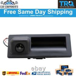 TRQ Rear View Backup Reverse Camera with Bezel for Audi A4 A5 A6 A7 Q3 Q5 S New