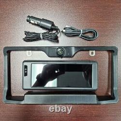 TYPE S 6.8 Touch Screen Solar Powered HD Wireless Backup Rear View Camera Plate