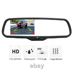 Tailgate Handle Backup Camera 4.3Rear View Mirror Monitor For 2005-14 Ford F150