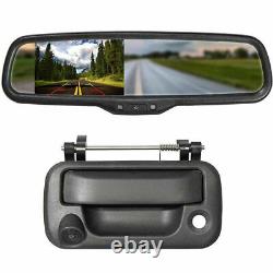 Tailgate Handle Backup Camera 4.3Rear View Mirror Monitor For 2005-14 Ford F150