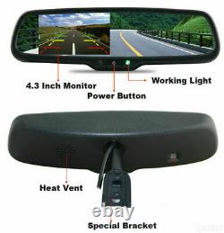 Tailgate Handle Backup Camera 4.3Rear View Mirror Monitor For 2005-14 Ford F150