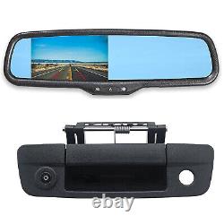 Tailgate Handle Backup Camera+4.3 Monitor for Dodge Ram 1500 2500 3500 2010-19