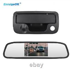 Tailgate Handle Rear View Backup Camera +Mirror Monitor for Volkswagen VW Amarok