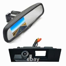 Tailgate Reverse Backup Camera Rear View Mirror Monitor For Ford New Mondeo