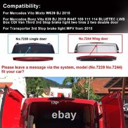 Third Brake Light Rear View Backup Camera Dual-Door Van for Mercedes Vito W447