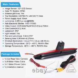 Third Brake Light Rear View Backup Camera Dual-Door Van for Mercedes Vito W447