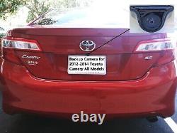 Toyota Camry L LE SE XLE Rear Backup Camera Kit for 2012, 2013, 2014 Plug & Play