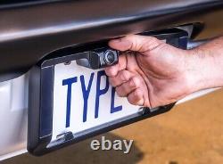 Type S Solar Powered Backup Camera With HD Monitor Built Into Rear-view Mirror