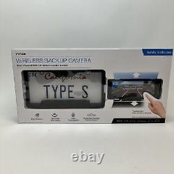 Type S Wireless Backup Camera Solar 6.8 Widescreen HD Monitor NISB