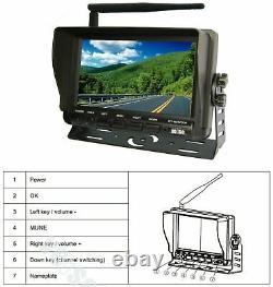 Veise 7 Ahd 720p Digital Wireless Rear View Backup Reverse Camera System Trucks