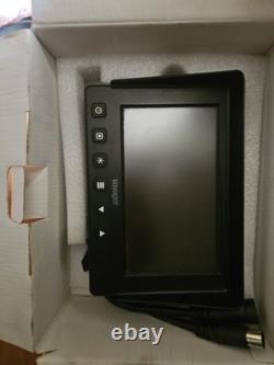Voyager VOM718 7 Rear View Wide Format LCD Backup Monitor with 3 Camera Inputs
