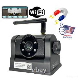 Wifi Magnetic Backup Rear View Camera 6400mA Battery HD for iPhone/Android Phone