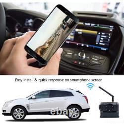 Wifi Magnetic Backup Rear View Camera 6400mA Battery HD for iPhone/Android Phone