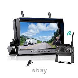 Wireless 10.1 DVR Monitor 1080P Backup Camera for Truck Caravan Rear View Kit